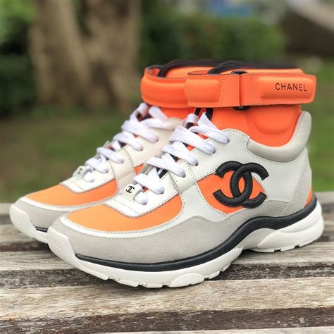 chanel sneakers oranje|chanel shoes for women.